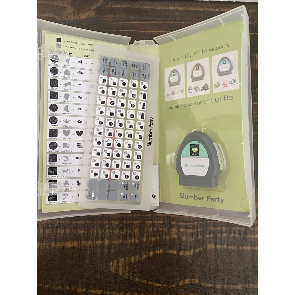 Cricut Lite Slumber Party Cartridge EUC